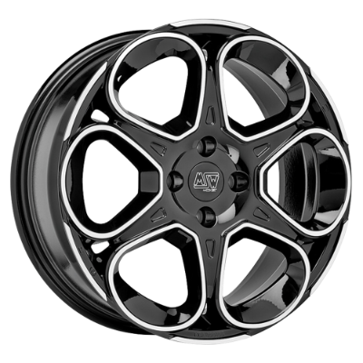 MSW 83 Black Polished 7,00x17 5x110,00 ET35,00