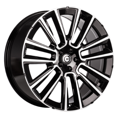 Carbonado Knockout Black Polished 8,00x19 5x108,00 ET42,00