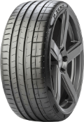 Close-up of the tread Pirelli P Zero (PZ4) 275/40 R19 105 Y RUN ON FLAT R-F, XL, MOE, S.C.