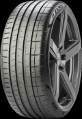 Close-up of the tread Pirelli P Zero (PZ4) 275/35 R21 103 Y XL, R0, PNCS, Elect, S.C.