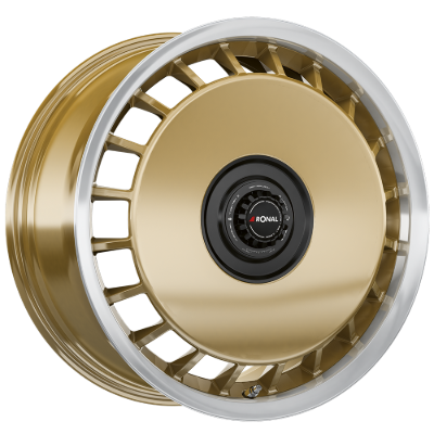 Ronal R50 REV-B Gold Lip Polished 8,00x18 5x100,00 ET35,00