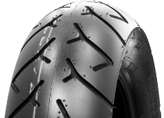 Close-up of the tread Bridgestone G 702 160/80-16 80 H Rear TL M/C RF