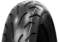 Close-up of the tread Bridgestone H 01 100/90-10 56 J Front/Rear TL