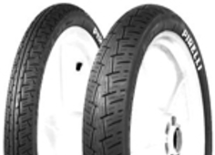 Close-up of the tread Pirelli City Demon 2.75-18 42 P Front TL M/C