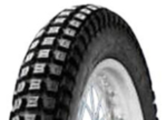 Close-up of the tread Pirelli MT 43 Pro Trial 4.00-18 64 P Rear TL M/C