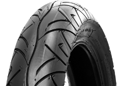 Close-up of the tread Pirelli Sport Demon 110/70-16 52 P Front TL M/C