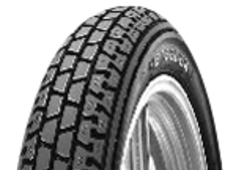 Close-up of the tread Metzeler Block C 3.00-19 54 P Front/Rear TT RF