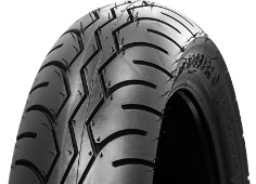 Close-up of the tread Metzeler Lasertec 150/80VB16 (71 V) Rear TL M/C