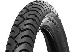 Close-up of the tread Metzeler ME 22 3.25-18 59 P Front/Rear TT RF