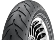 Close-up of the tread Dunlop D408 130/60 B19 61 H Front TL H-D