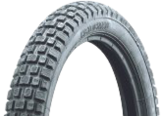 Close-up of the tread Heidenau K46 2.50-19 41 M Front/Rear M/C