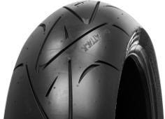 Close-up of the tread Continental ContiSportAttack 180/55ZR17 (73 W) Rear TL M/C