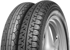 Close-up of the tread Continental K 112 MT90-16 71 H Rear TL M/C