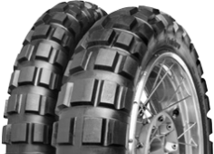 Close-up of the tread Continental TKC 80 Twinduro 150/70 B17 69 Q TL M/C M+S