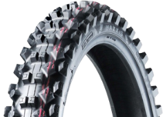 Close-up of the tread Maxxis M7313 Maxxcross EN 90/90-21 54 R Front TT NHS