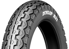 Close-up of the tread Dunlop TT100 GP 110/80 R18 58 V Front TL