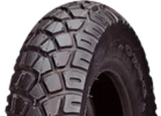 Close-up of the tread Duro DM1015 100/60-12 45 J TL M/C