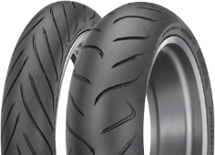 Close-up of the tread Dunlop Sportmax RoadSmart II 120/70ZR18 (59 W) Front TL