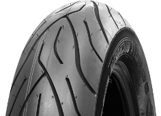 Close-up of the tread Michelin Commander II 110/90 B18 61 H Front TL/TT M/C