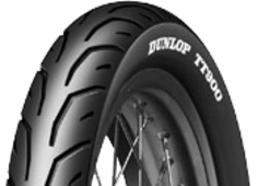 Close-up of the tread Dunlop TT900 2.50-17 43 P Front/Rear TT